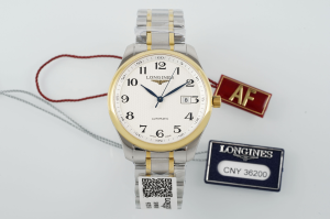 Longines The Master Collection Automatic Stainless Steel White Dial Watch 42MM Longines The Master Collection Automatic Stainless Steel White Dial Watch 42MM
