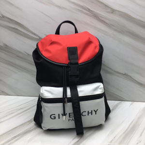 Givenchy Glow in The Dark Nylon Backpack Bag Black Red White Givenchy Glow in The Dark Nylon Backpack Bag Black Red White