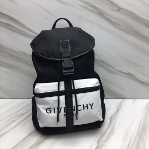 Givenchy Glow in The Dark Nylon Backpack Bag Black White Givenchy Glow in The Dark Nylon Backpack Bag Black White