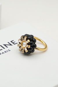 Celine Heirlooms Mure Black Rings