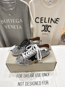 Golden Goose True Star Silver Sequins Sneakers Golden Goose True Star Silver Sequins Sneakers