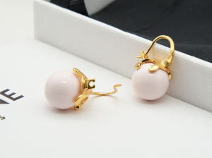 Celine Sorbet White Earrings