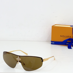 Louis Vuitton Cyclone Mask Luxury Eyewear Sunglasses Z2064 Khaki Louis Vuitton Cyclone Mask Luxury Eyewear Sunglasses Z2064 Khaki