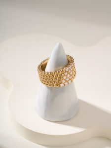 Van Cleef Arpels Perlee Diamonds Rings