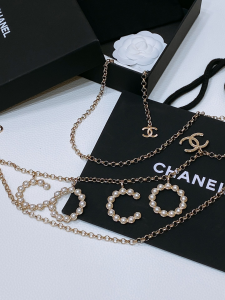 Chanel Pearl Coco Chain Belt Gold