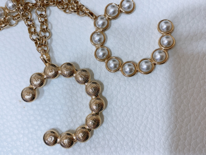 Chanel Pearl Coco Chain Belt Gold