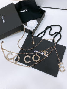 Chanel Pearl Coco Chain Belt Gold