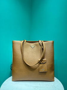 Prada Large Leather Tote Bag Brown Prada Large Leather Tote Bag Brown