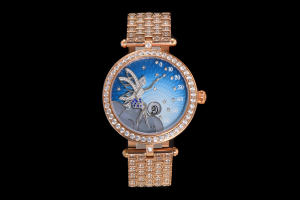 Van Cleef and Arpels Lady Feerie Or Rose Diamond Watch Blue Dial Rose Gold 38MM Van Cleef and Arpels Lady Feerie Or Rose Diamond Watch Blue Dial Rose Gold 38MM
