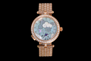 Van Cleef and Arpels Lady Ronde Des Papillons Diamond Watch Rose Gold 38MM Van Cleef and Arpels Lady Ronde Des Papillons Diamond Watch Rose Gold 38MM