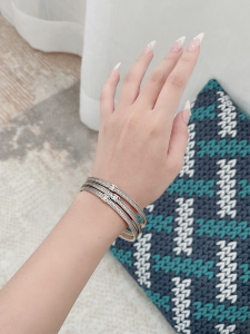 Chanel Gold Metal CC Set Bracelets