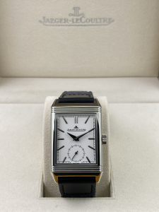 Jaeger LeCoultre Reverso Classic Duetto Monoface White Dial Watch Jaeger LeCoultre Reverso Classic Duetto Monoface White Dial Watch
